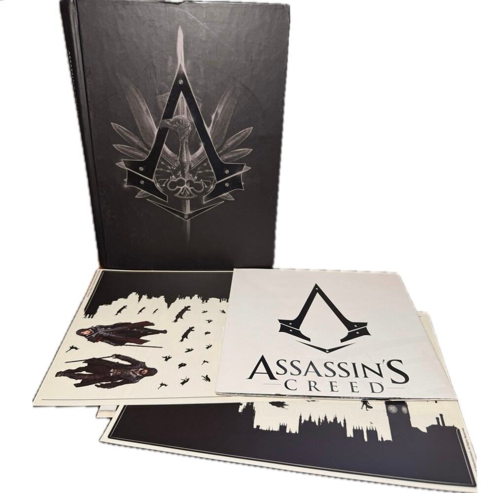Assassin's Creed Syndicate Collector's Edition Hardcover Guide Poster & Stickers